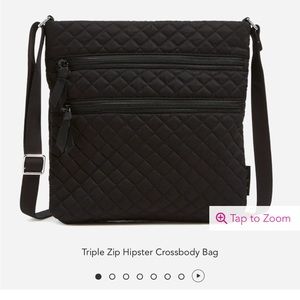 Triple Zip Hipster
Crossbody Bag